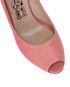 Salvatore Ferragamo Peep Toe Pumps, &pound;160, Shoes, Pink, Leather, Other view