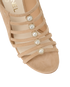 Chanel Pearl Caged Sandals, &pound;420, Shoes, Beige, Suede, Other view