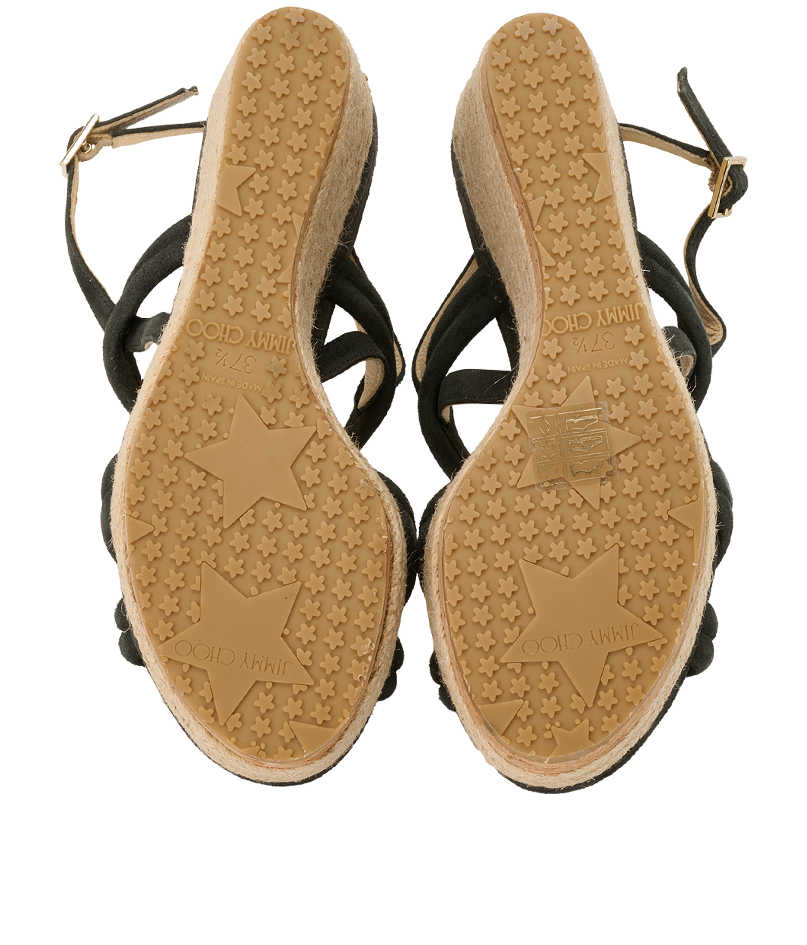 Jimmy Choo Platform Espadrille, &pound;110, Shoes, Black, Suede, Top view