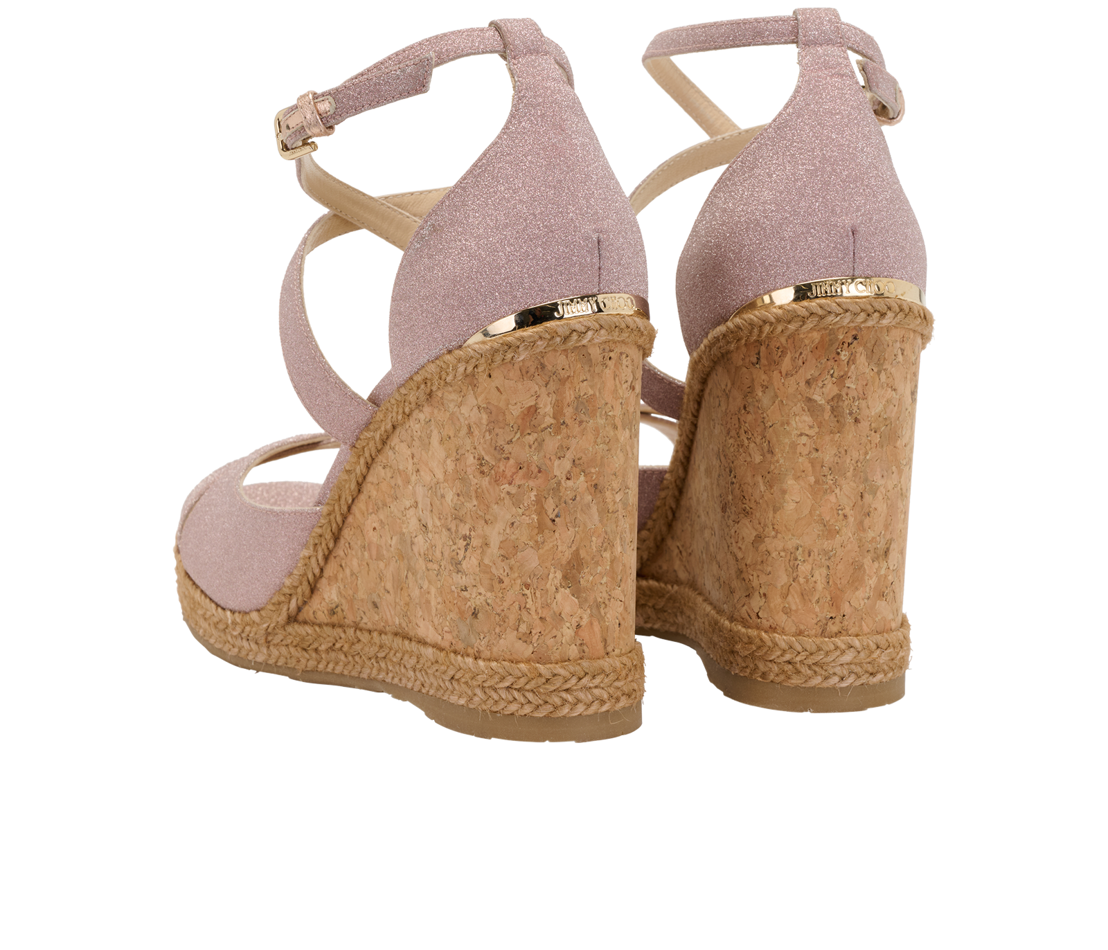 Jimmy Choo Alanah 105, &pound;225, Shoes, Pink, Fabric, Back view