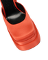 Versace Medusa Aevitas Platform Pumps, &pound;220, Shoes, Orange, Satin, Other view