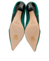 Jimmy Choo Siba 85, &pound;210, Shoes, Green, Suede, Top view