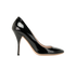 Miu Miu Glossy Pumps, &pound;170, Shoes, Black, Patent Leather, Front view