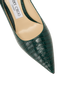 Jimmy Choo Love Pumps, &pound;170, Shoes, Green, Leather, Other view