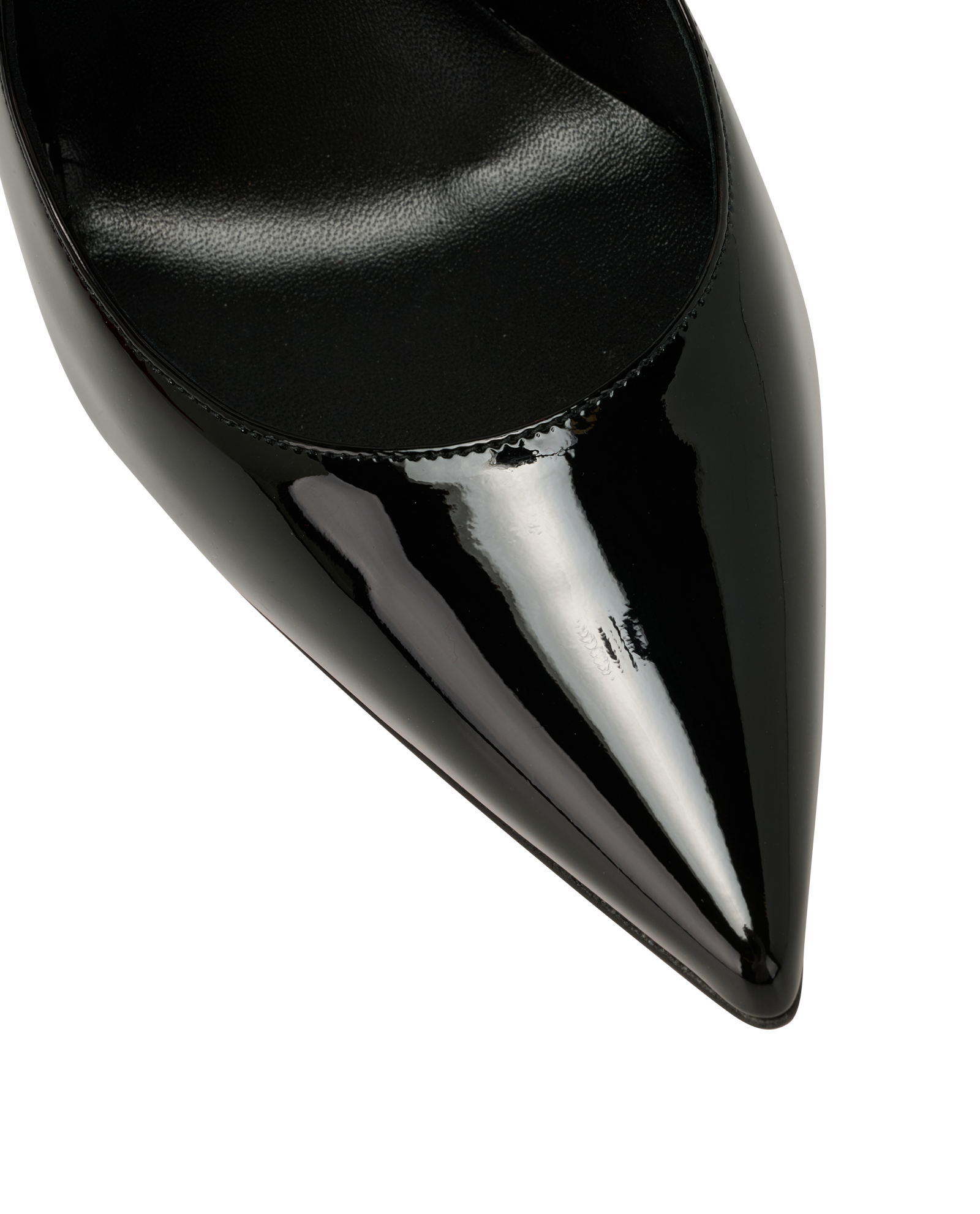 Christian Louboutin Hot Chick Sling Pumps, &pound;395, Shoes, Black, Patent Leather, Other view