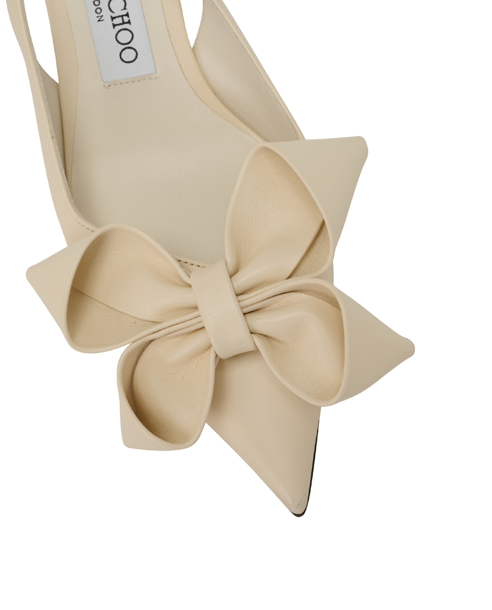 Jimmy Choo Staz 70 Slingback, &pound;250, Shoes, White, Leather, Other view