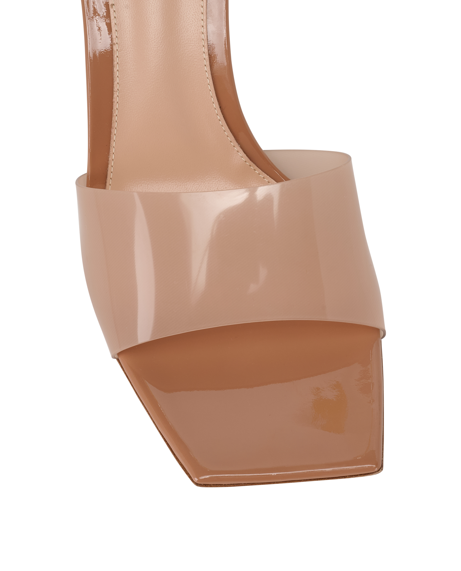 Gianvito Rossi Glass Praline Heels, &pound;150, Shoes, Brown/Pink, Patent Leather/Plastic, Other view