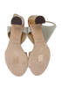 Jimmy Choo Block Heel Sandals, &pound;90, Shoes, Grey, Fabric, Top view