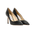 Jimmy Choo Romy 85 Heels, &pound;195, Shoes, Black, Leather, Side view