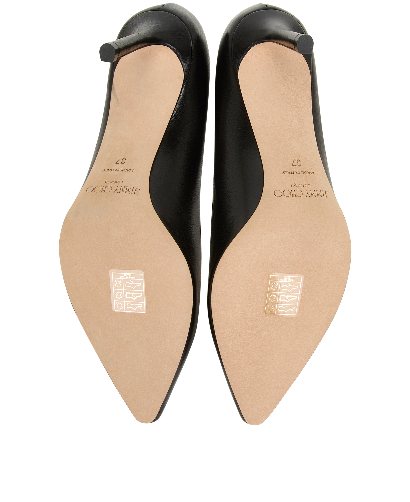 Jimmy Choo Romy 85 Heels, &pound;195, Shoes, Black, Leather, Top view