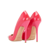 Jimmy Choo Point Toe Pumps, &pound;110, Shoes, Pink, Patent Leather, Back view