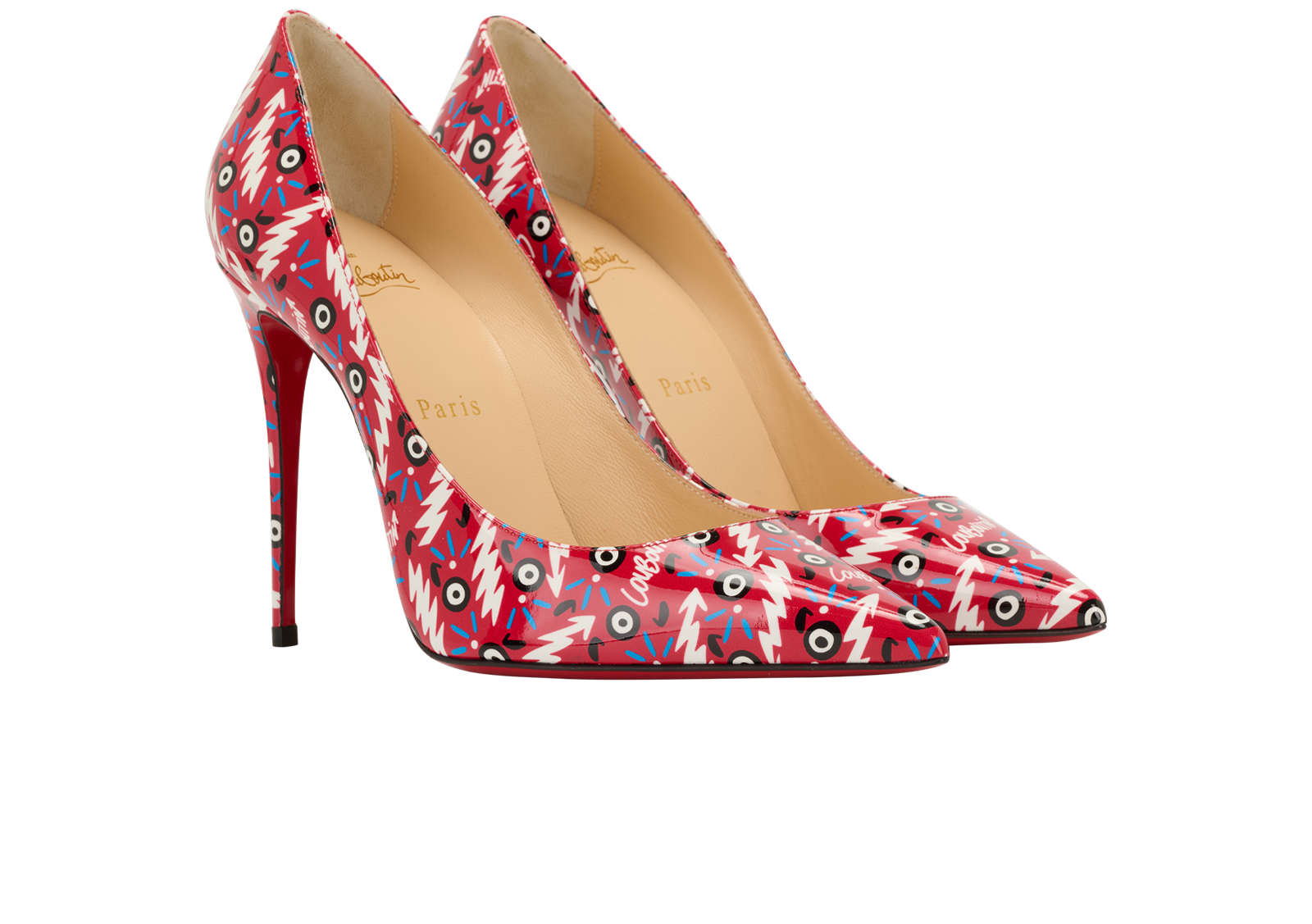 Kate 100 Ginzana, &pound;350, Shoes, Red, Patent Leather, Side view