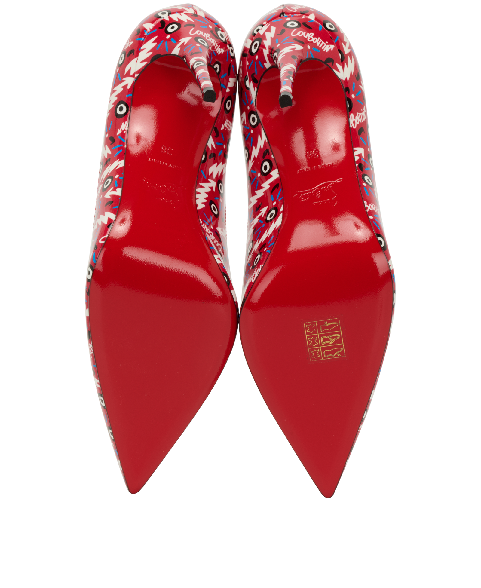 Kate 100 Ginzana, &pound;350, Shoes, Red, Patent Leather, Top view