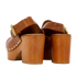 Chloe Jeannette Clogs, &pound;350, Shoes, Brown, Leather, Back view