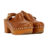 Chloe Jeannette Clogs, &pound;350, Shoes, Brown, Leather, Side view