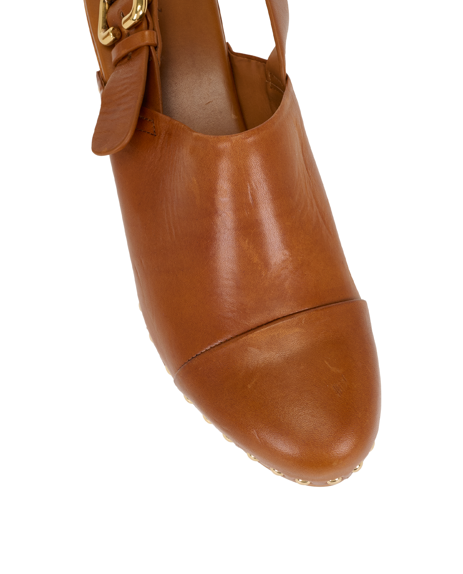 Chloe Jeannette Clogs, &pound;350, Shoes, Brown, Leather, Other view