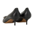 Valentino Kitten Heels, &pound;230, Shoes, Black, Leather, Back view