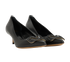 Valentino Kitten Heels, &pound;230, Shoes, Black, Leather, Side view