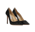Jimmy Choo Romy 100, &pound;150, Shoes, Silver, Velvet, Side view