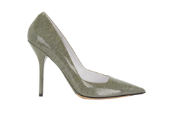 Dolce & Gabbana Point Toe Pumps, Patent, Green, UK7, 2*