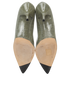 Dolce & Gabbana Point Toe Pumps, &pound;150, Shoes, Green, Patent Leather, Top view