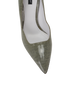 Dolce & Gabbana Point Toe Pumps, &pound;150, Shoes, Green, Patent Leather, Other view