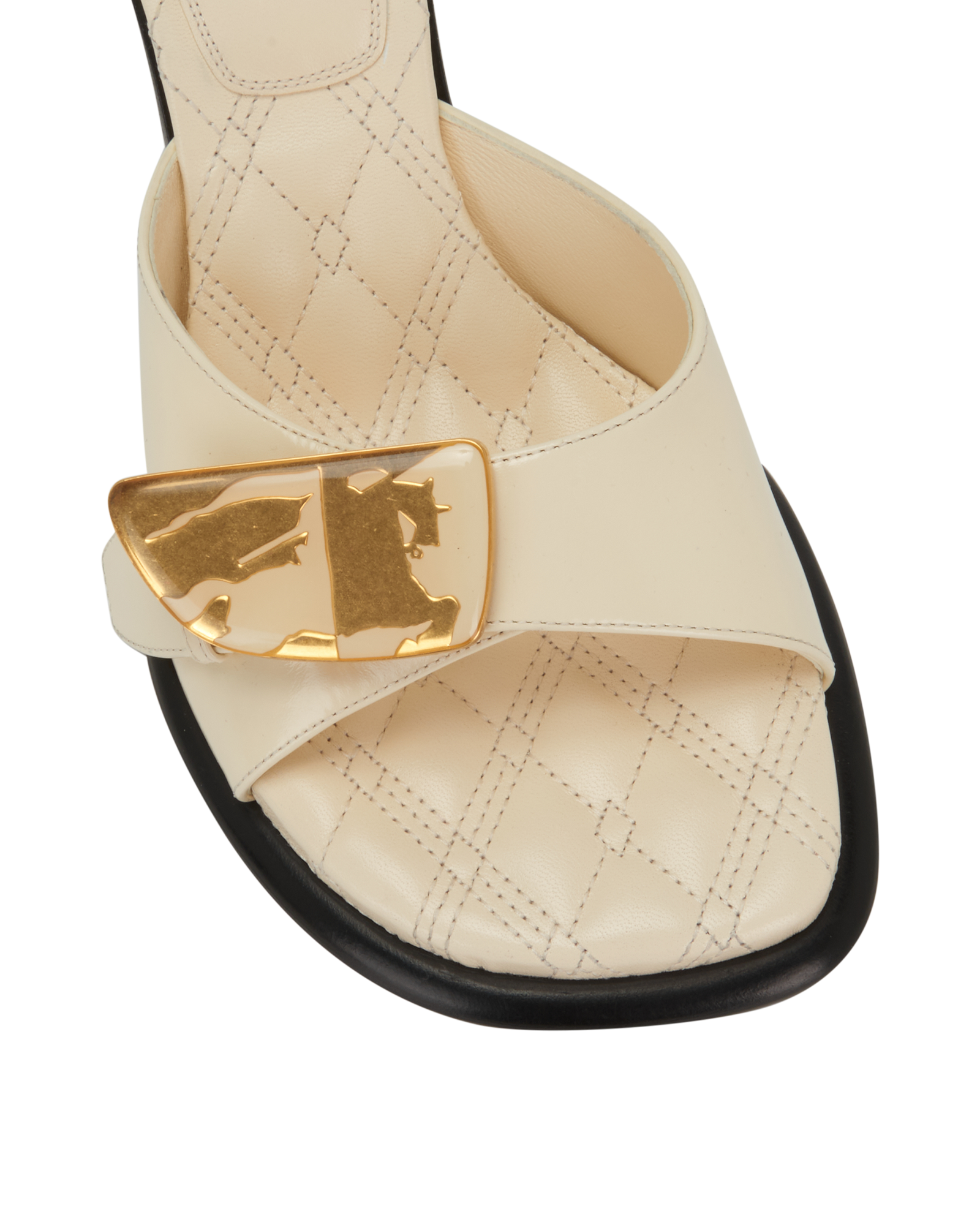 Burberry Bay Mules, &pound;150, Shoes, Cream, Leather, Other view