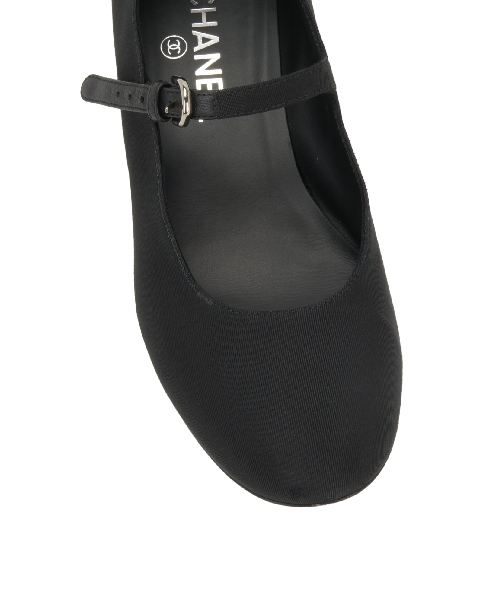 Chanel Mary Jane Pumps, &pound;395, Shoes, Black, Canvas, Other view