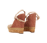 Gucci Hollie Espadrille Wedges, &pound;250, Shoes, Pink, Suede, Back view