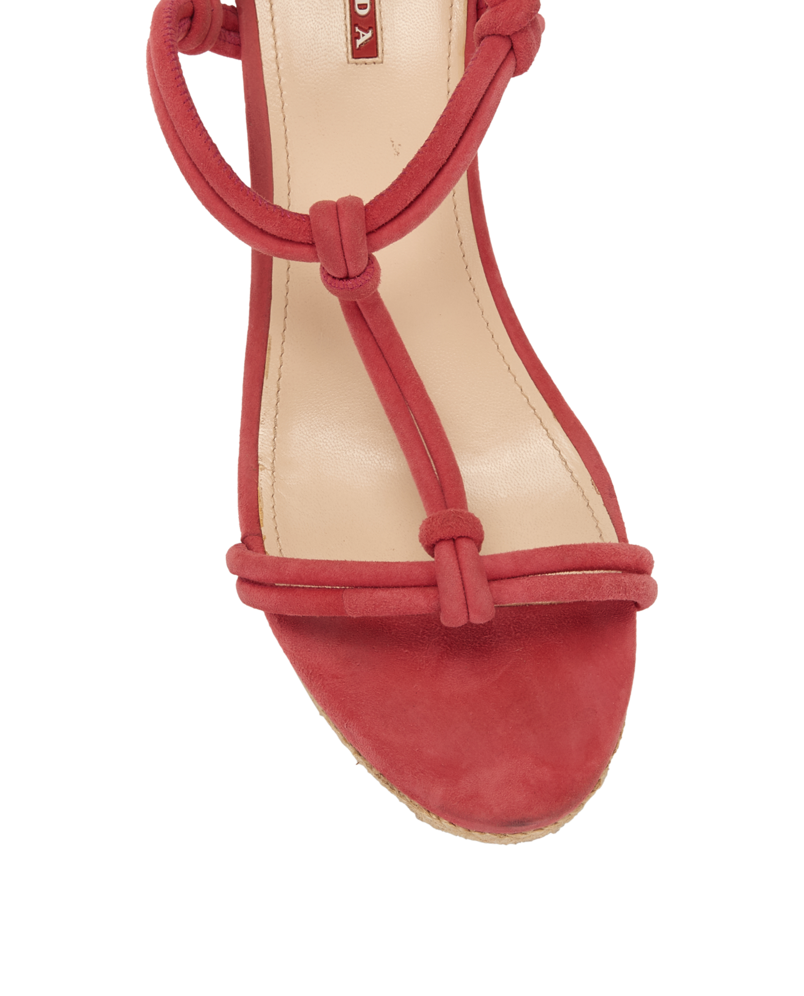 Prada Espadrilles Wedges, &pound;80, Shoes, Pink, Suede, Other view