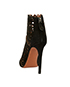 Azzadine Alaia Laser Cut Suede Boots, back view