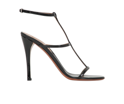 Alaia Strappy Sandals, Patent, Black, UK 5, 1*