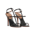 Alaia Strappy Sandals, &pound;220, Shoes, Black, Patent Leather, Side view