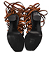 Altuzarra Classic Leather Gladiator Sandals, top view