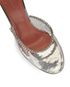 Amina Muaddi Dory Glass Slipper Heels, other view