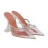 Amina Muaddi Gilda Crystal-embellished PVC Mules, side view
