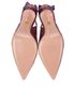 Aquazurra Printed Bow Heels, top view