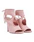 Aquazzura Pink Sexy Thing 85 Cutout Sandals, side view