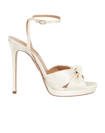 Aquazzura Chance Knotted Sandals, front view