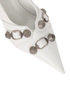 Balenciaga Cagole Pumps, &pound;220, Shoes, White, Leather, Other view