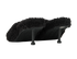 Balenciaga Political Logo Furry Heels, back view