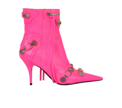 Balenciaga Cagole Bootie, Leather, Pink, UK 4, B/DB, 3*