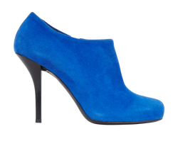 Balenciaga Ankle Boots, Suede, Blue, Uk4, 3*