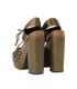 Balenciaga Studded Platform Sandals, back view