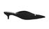 Balenciaga Knife 2.0 Knit Logo Mules, &pound;250, Shoes, Black/White, Fabric, Front view
