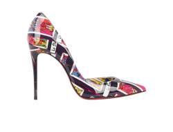 Christian Louboutin Iriza 100, Patent Leather, Multi, UK5, B, 4*