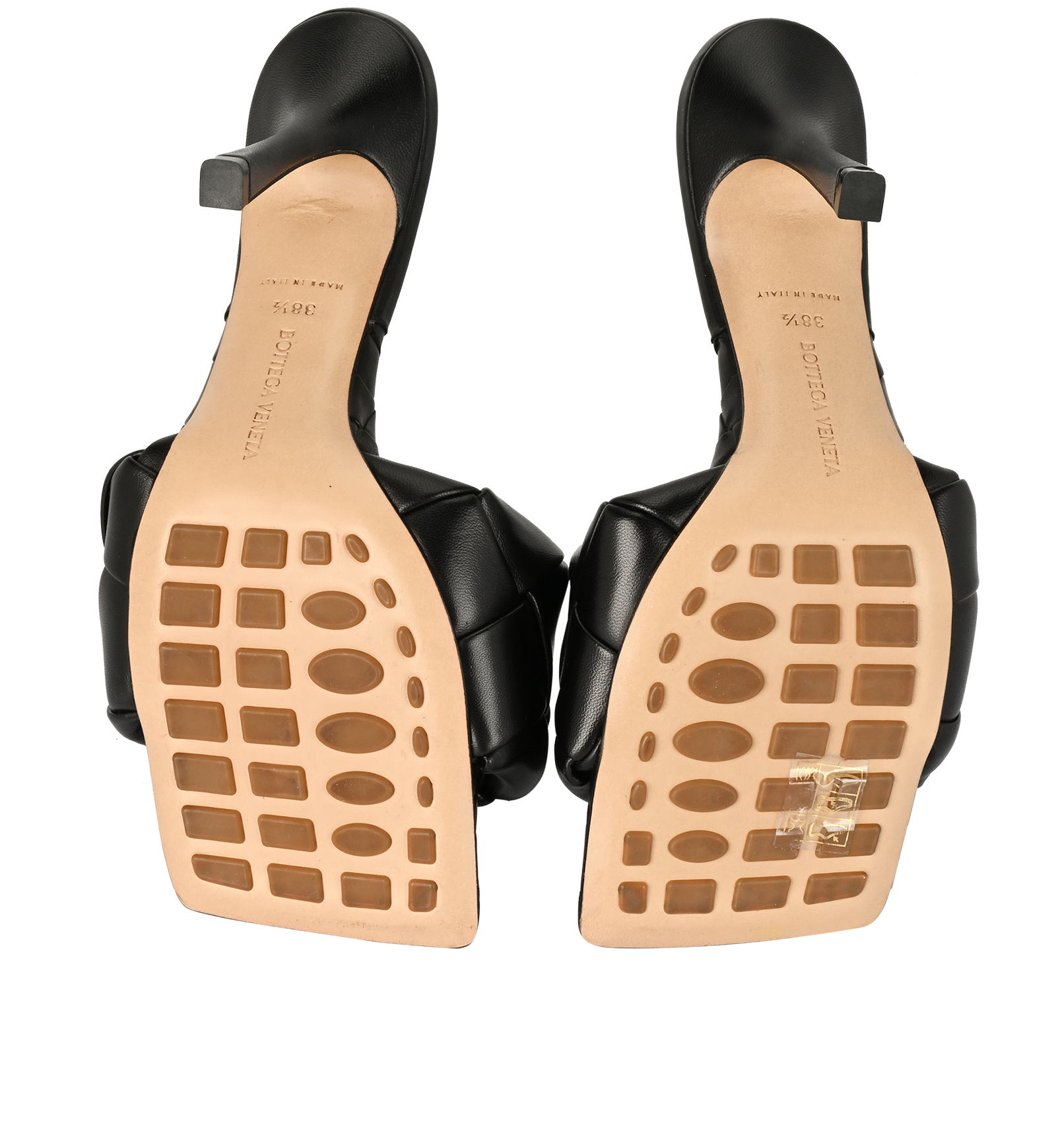 Bottega Veneta Padded Mules, &pound;350, Shoes, Black, Leather, Top view