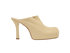Bottega Veneta Bold Mules, &pound;175, Shoes, Cream, Leather, Front view