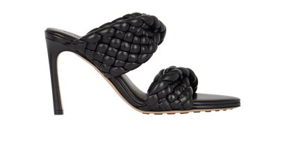 Bottega Veneta Intrecciato Curve Sandals, front view