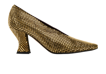 Bottega Veneta Embellished Almond Point Pumps, front view